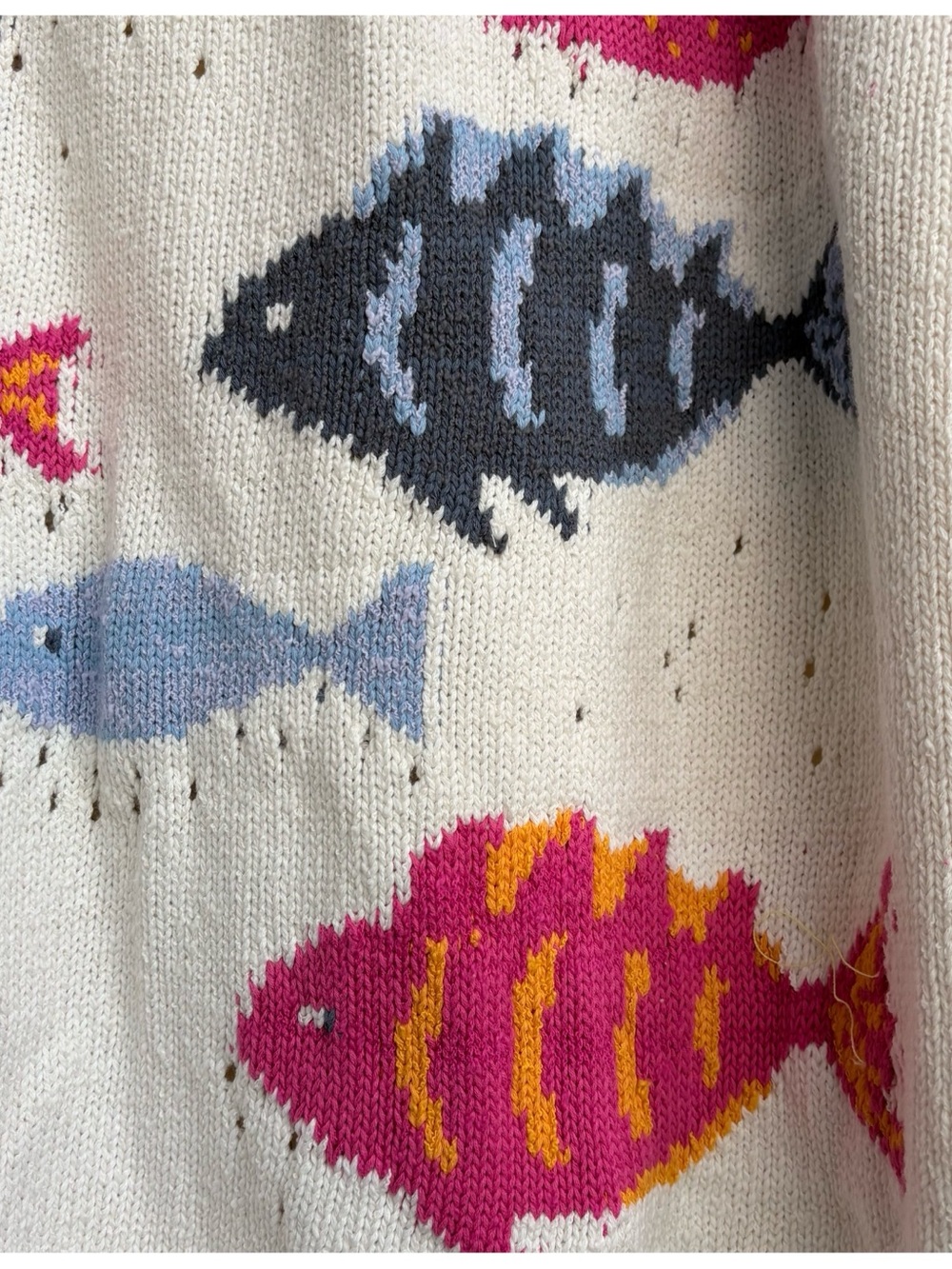 NWT Anthropologie Pilcro Fish Icon Full Zip Cardigan - Picture 6 of 14